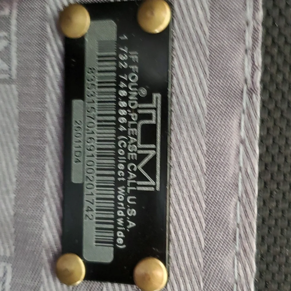 Tumi laptop bag.